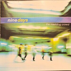 Nine Days The Maddening Crowd CD Album Cover Jewel Case Genuine Album Art Vintag